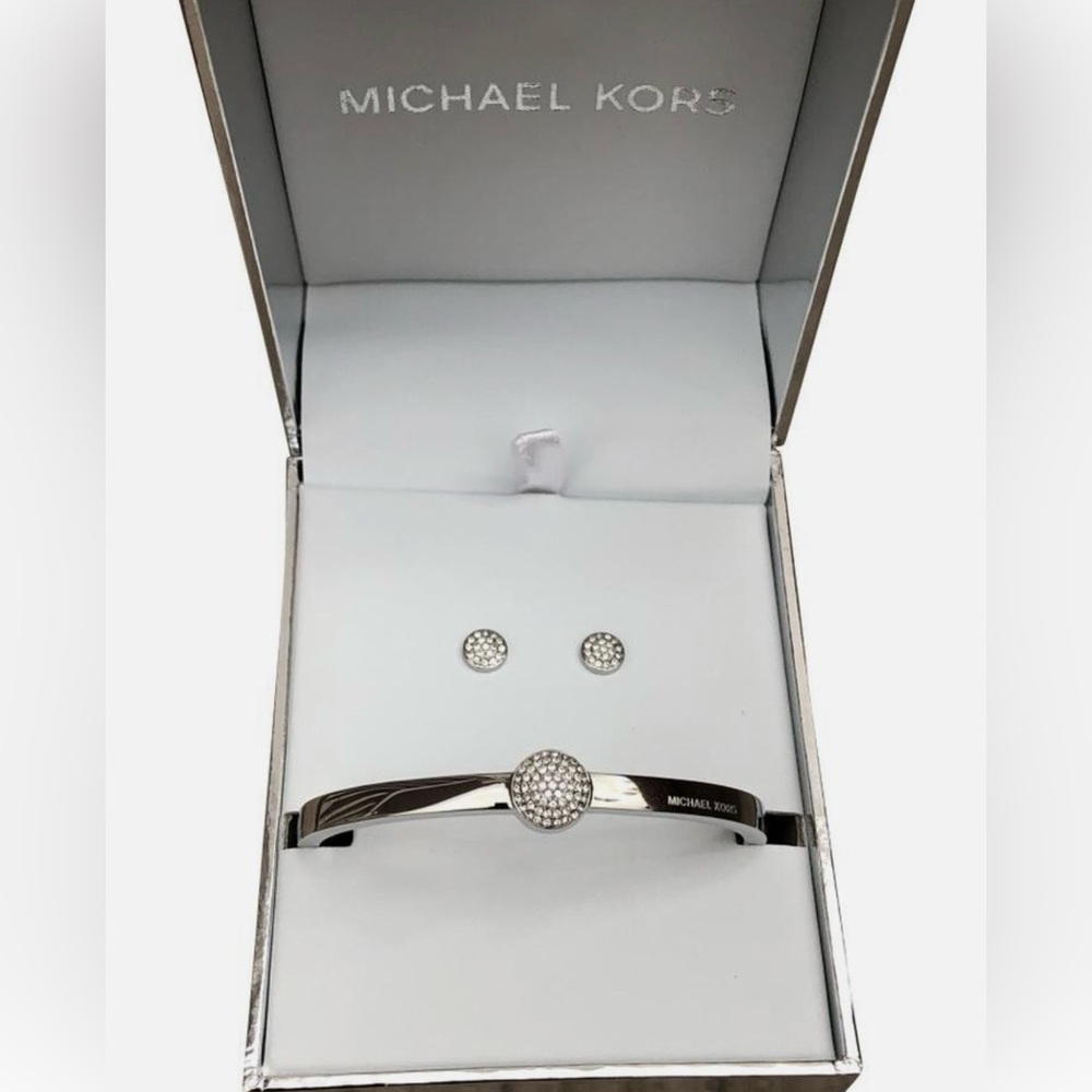Michael Kors Silver Jewelry Set